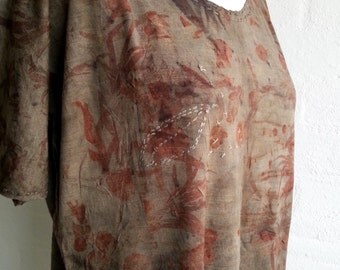 Paperbark original silk nuno felt dress by GinaMastio on Etsy