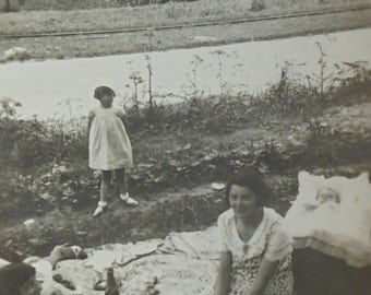 1930's French Summer Photo - Picnic Time