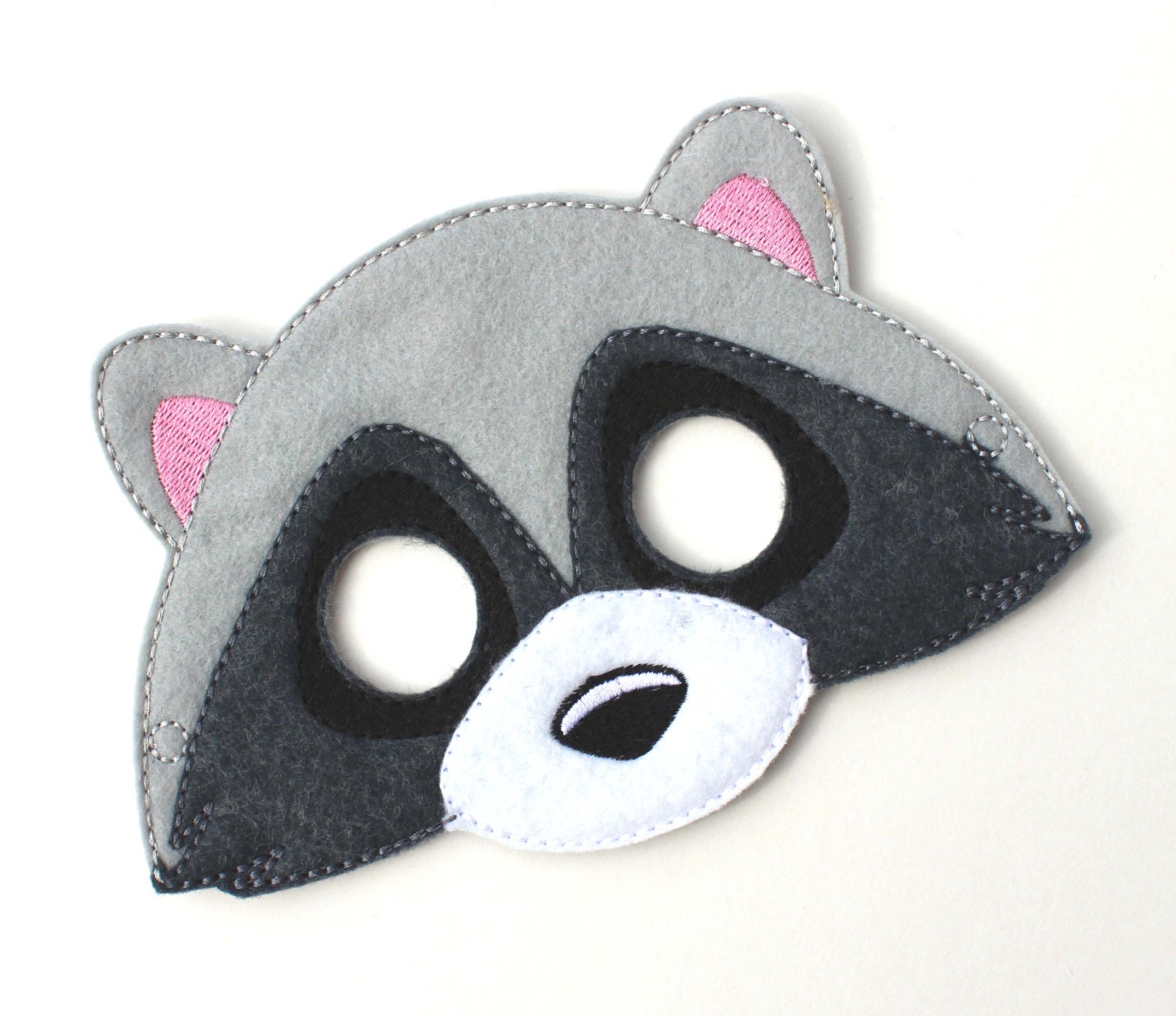 Kids Raccoon Mask Costume Felt Mask Kids Face Mask Animal