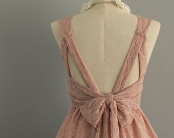 L189B - pink Layered Dress