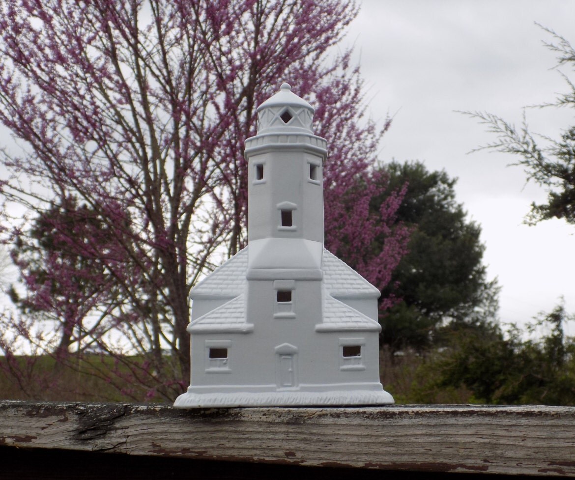 Light House Christmas Village Holiday Decor