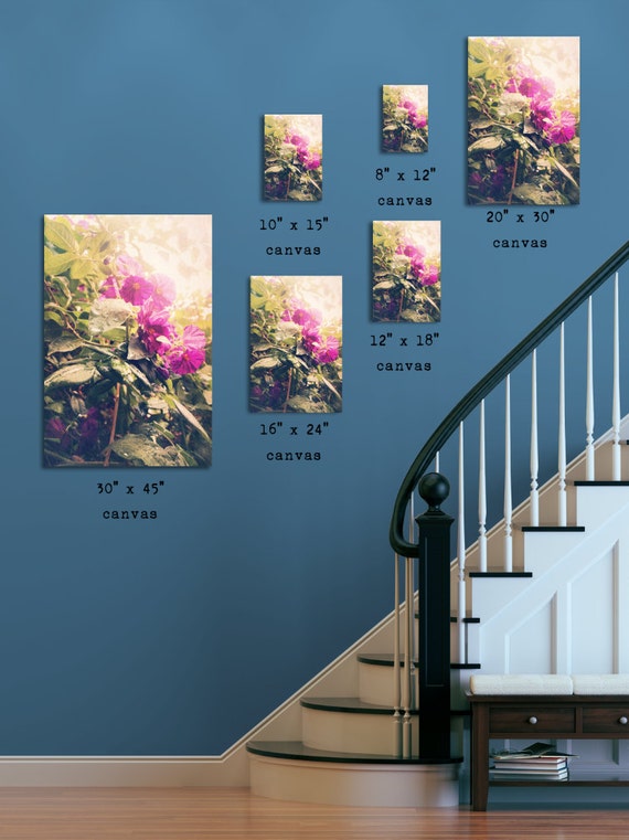 Gallery Wrapped Canvas Botanical Flower Decor Floral Decor