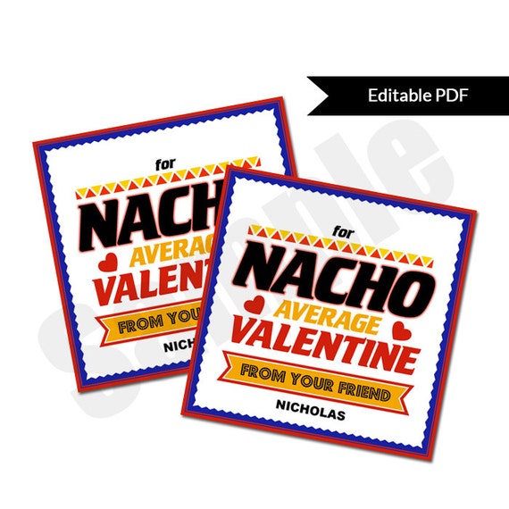 items-similar-to-nacho-average-valentine-cards-printable-diy-for-doritos-editable-pdf