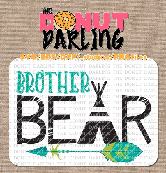 Download Instant Download: Brother Bear svg / eps / dxf / png iron on