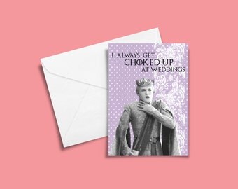 Game of Thrones - Purple Wedding Card