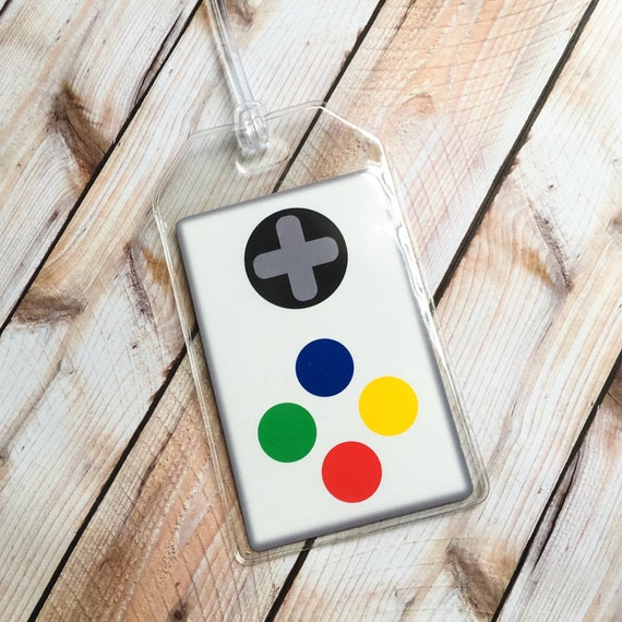 Gamer Luggage Tag Gamer Gifts Video Game by ArtfulCreationsByDeb