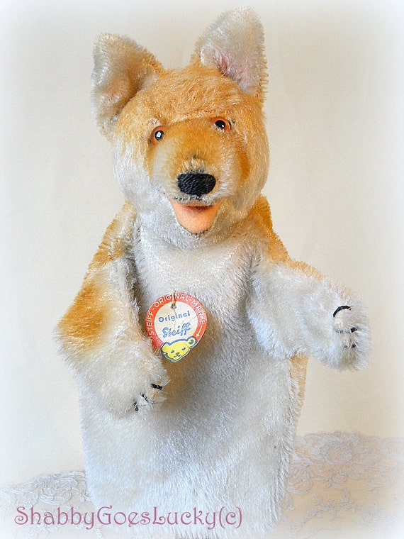 steiff fox vintage