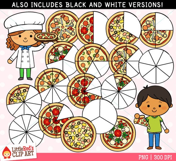 pizza fractions clipart - photo #19