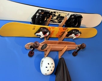 Bamboo Snowboard & Skateboard Racks - The Moloka'i Series