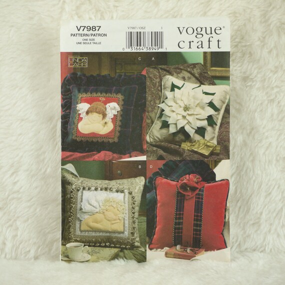 Christmas Pillows Pattern Vogue V7987 Crafts Angels Gift