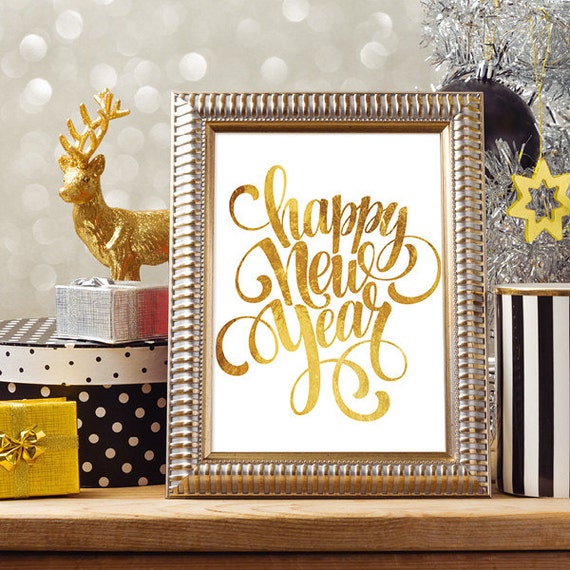 Printable Happy New Year / Happy New Year / by TheHipsterChristmas