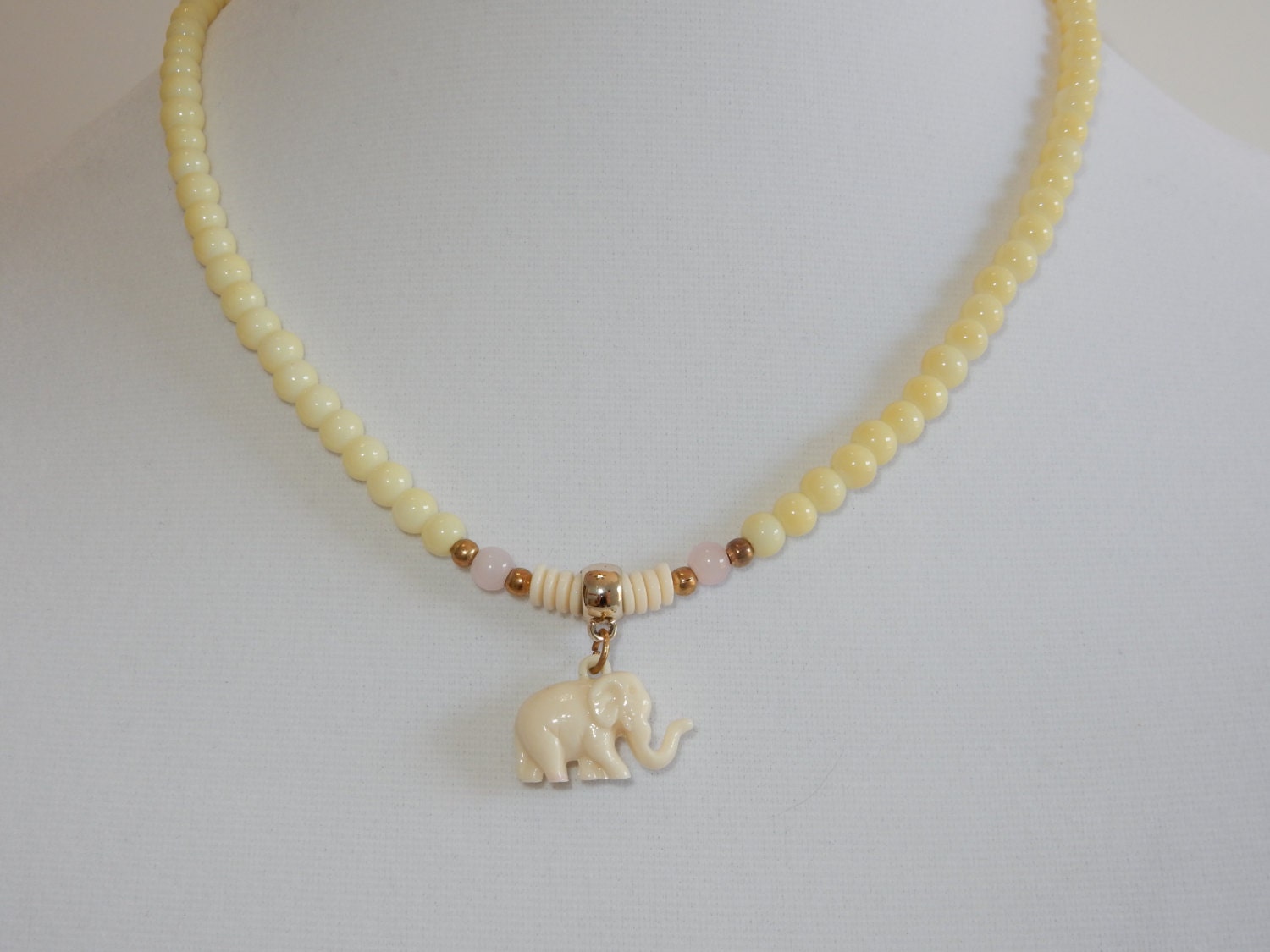 Ivory Elephant Necklace