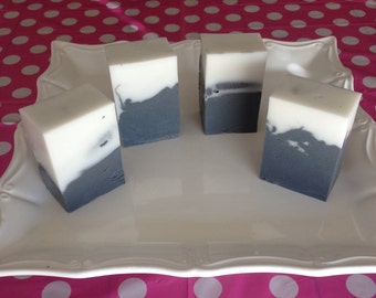 Hawaiian Lava Salt Soap - Charcoal Soap - Activated Charcoal Soap - Sea Salt Soap - Exfoliating Soap - Handmade Soap - Spa Soap