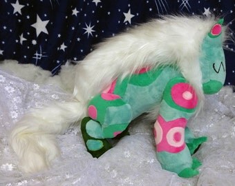 Steven Universe inspired Corrupted Gem Monster Ocean Jasper plushie, 45x45cm, 95 cm long incl tail (CUSTOMIZATIONS OK) made-to-order