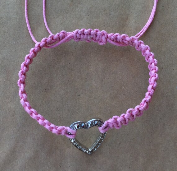Items similar to SALE! Breast Cancer Awareness bracelet, Friendship