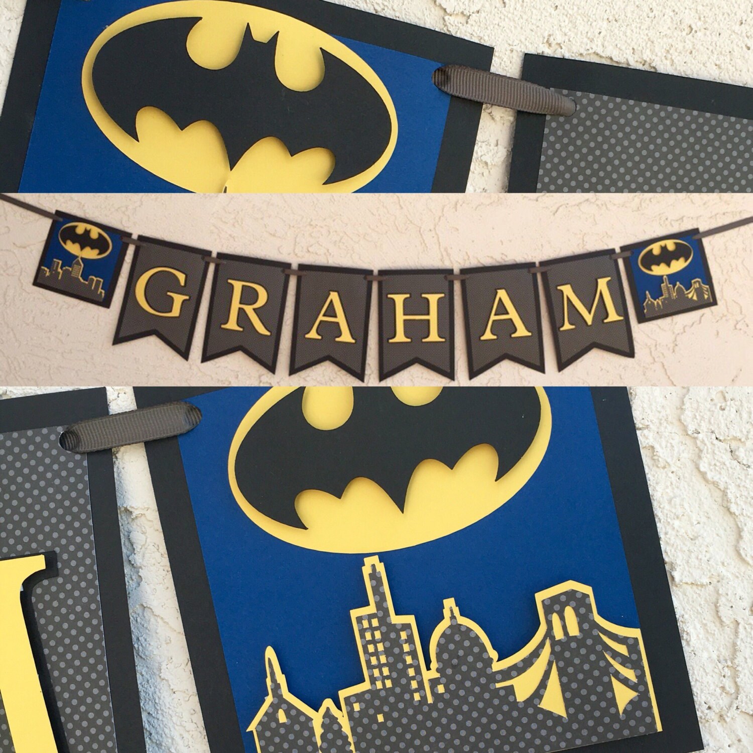 Batman banner Batman Birthday Party Banner batman party