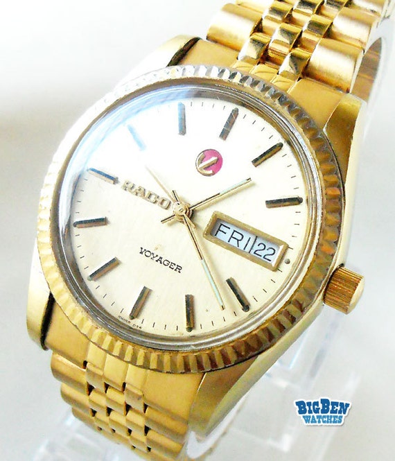 vintage rado voyager automatic watch