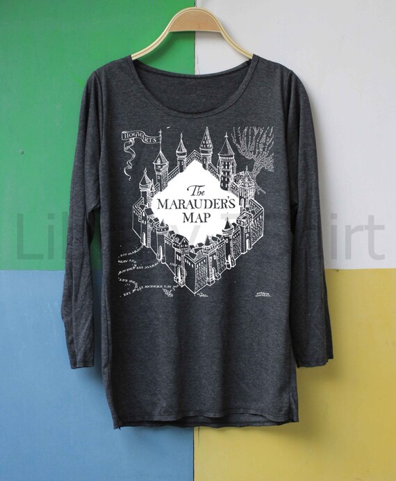harry potter marauders map shirt