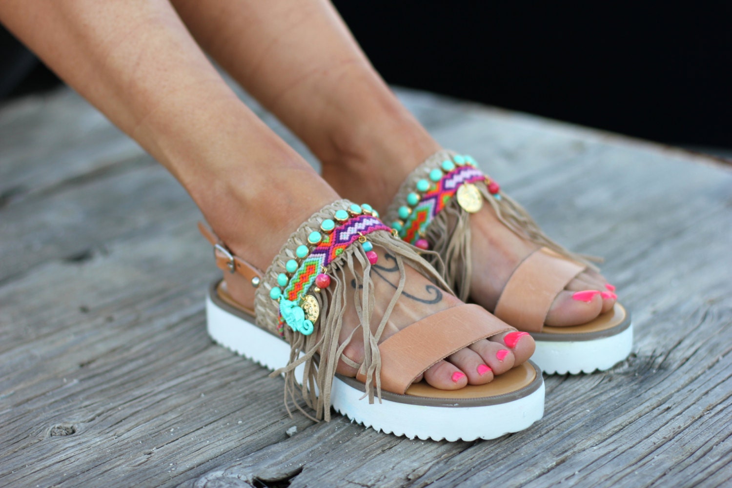 Boho Sandals Handmade Sandals Leather Sandals Sandals