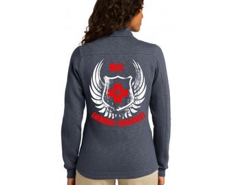 Nurse Jacket Women's Emergency Department Jacket (RN) Slate Grey | ed jacket | RN Jacket | Nurse Jacket | Nurse Gift | Monogrammed Jacket