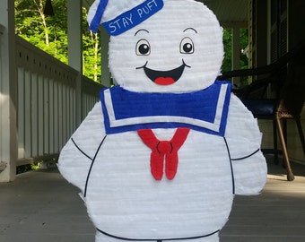 Birthday Party Decor | Stay Puft Party Decor | Stay Puft Pinata | Ghostbusters Party Prop | Marshmallow Monster Party Decor