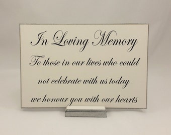 Memorial Heaven Sign In Remembrance Sign In Loving Memory