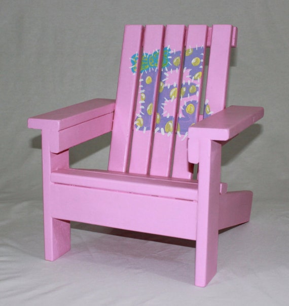 Custom 18 inch Doll Adirondack Chair Doll by StepOfFaithCreations