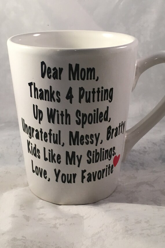 Coffee Mug Custom Funny Mom Coffee Mug by BellaandKateDesigns