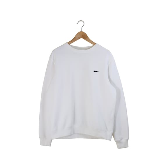 oversized white nike jumper