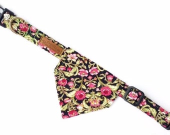 Flower Dog Bandana Collar Female Cute Dog Bandana Wedding Floral Dog Bandana Pattern Girl Dog Bandana Puppy Trendy Dog Collar Bandana Doggy