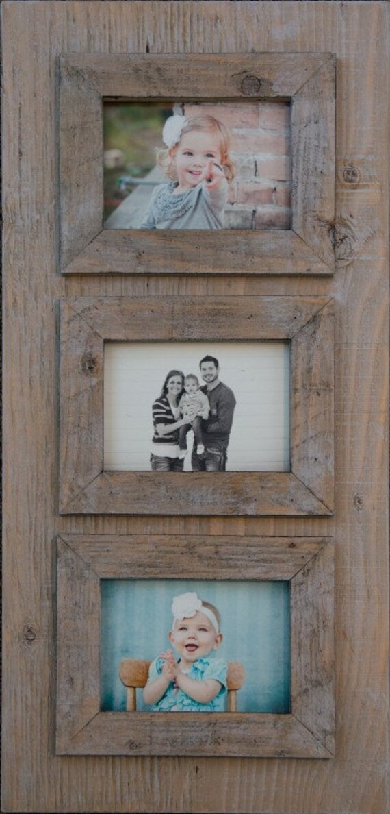 Rustic collage frame
