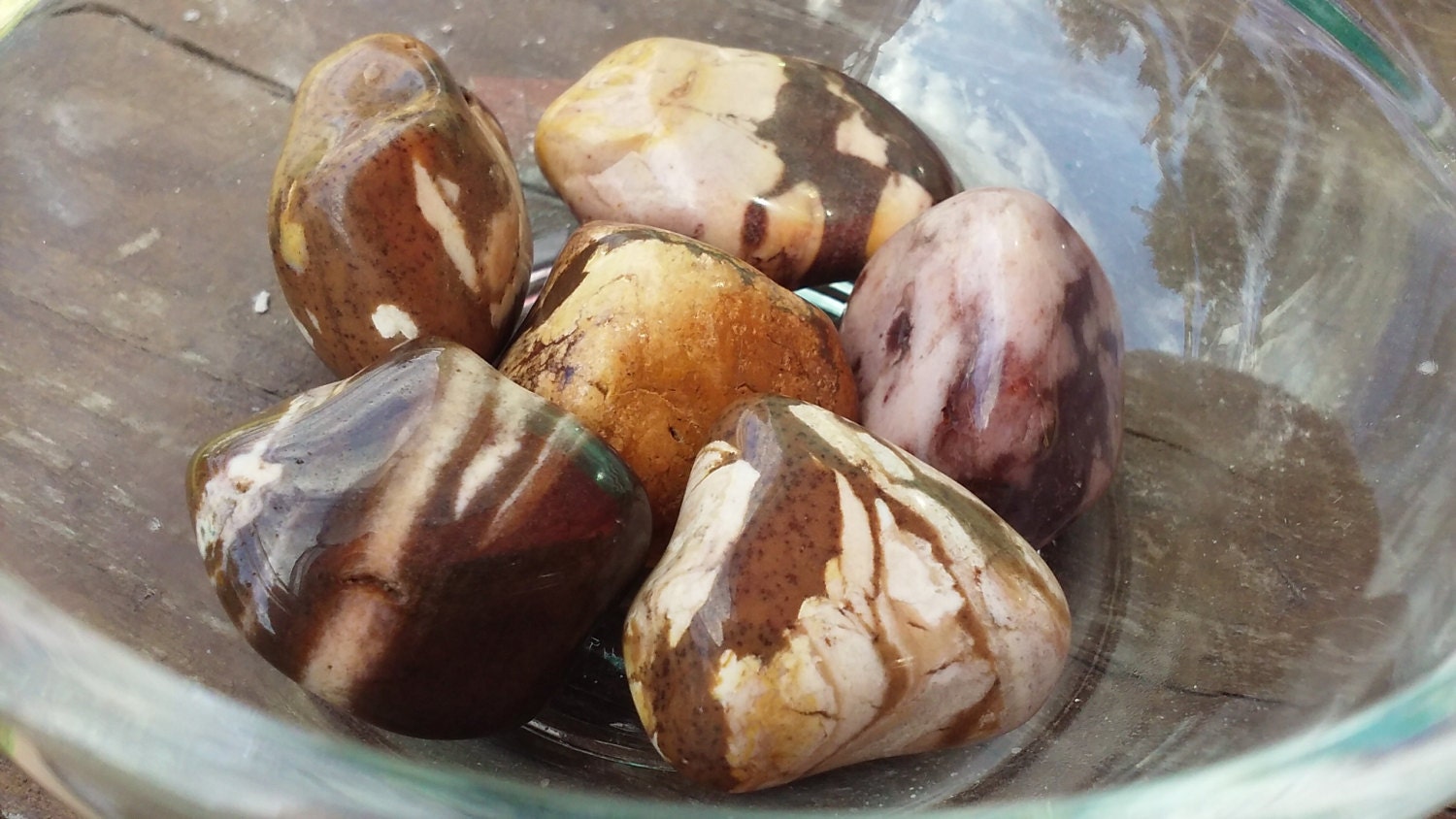 Brown Zebra Jasper Tumbled Stones Tumbled Gemstone Reiki