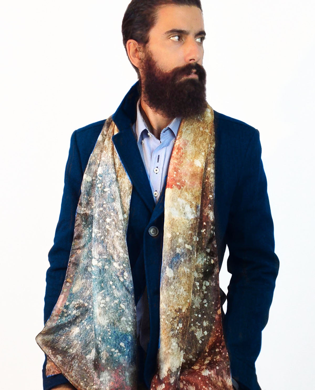 Men&#39;s silk scarf man hipster scarf men fashion
