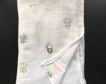 Star Wars Baby Blanket baby Swaddle blanket cotton muslin baby blanket MADE TO ORDER