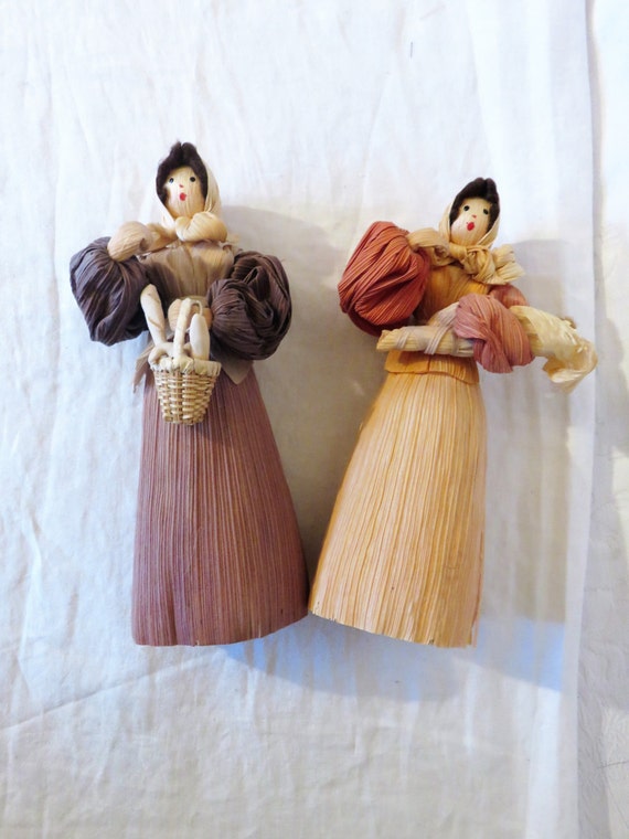 czech corn husk dolls