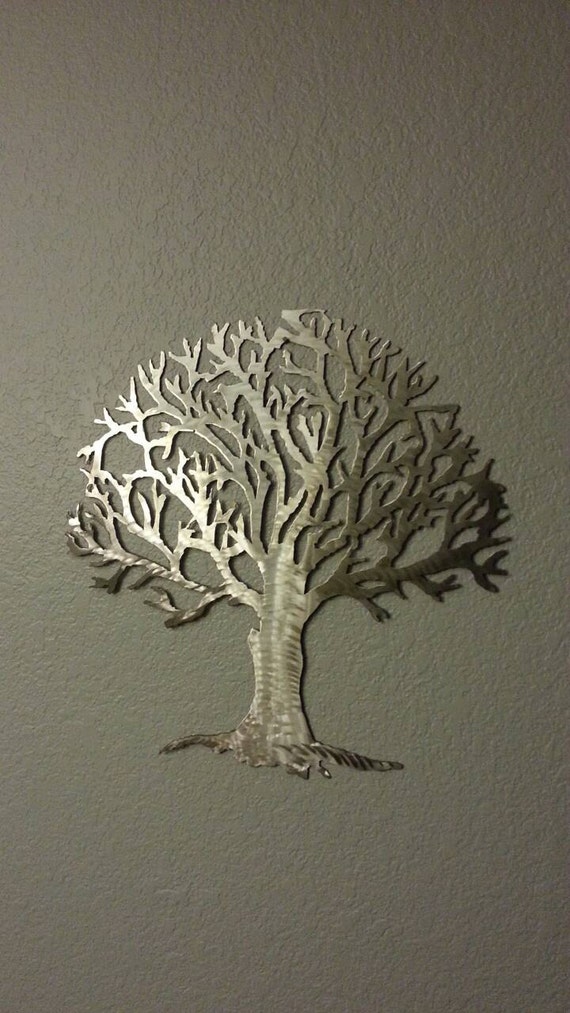 Metal treeStainless steel tree wall art wall by GarrettsMetalArt