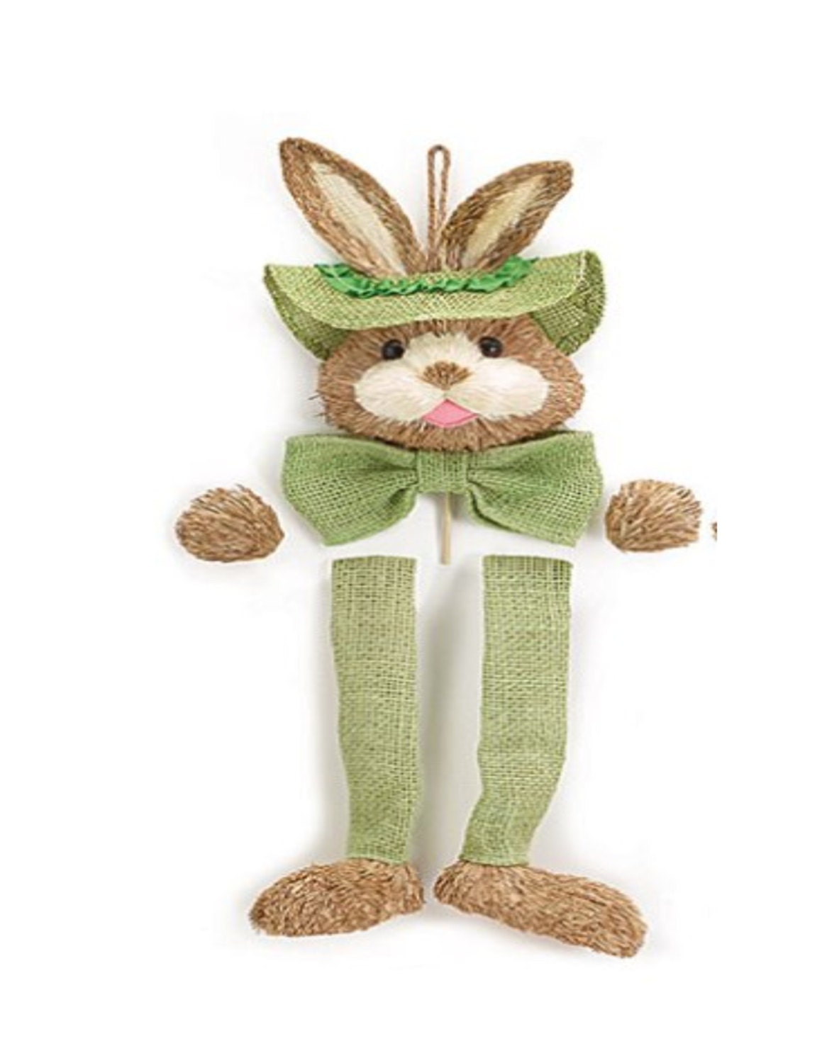 New Sisal Bunny for Easter Decor Bunny Wall Hanging Easter