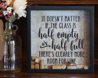 Wine Cork Holder Shadow Box: Wedding Guest Book, Cork Holder, Wine Corks, Wine Shadow Box