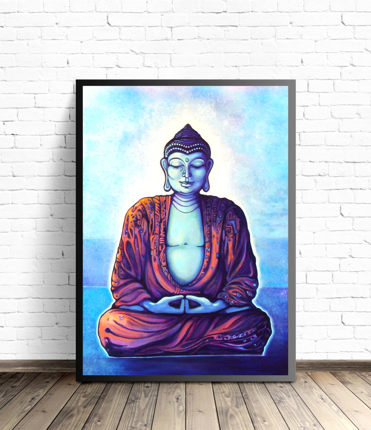 Download Buddha Wall Art Yoga Home Decor Buddha Illustration Yoga