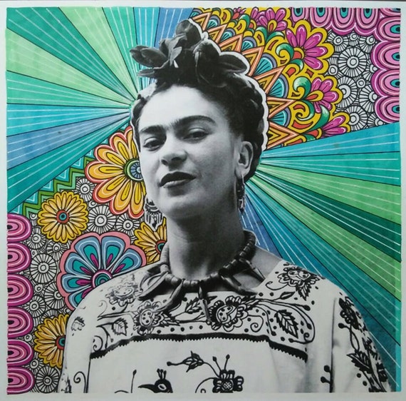 Floral Frida Print