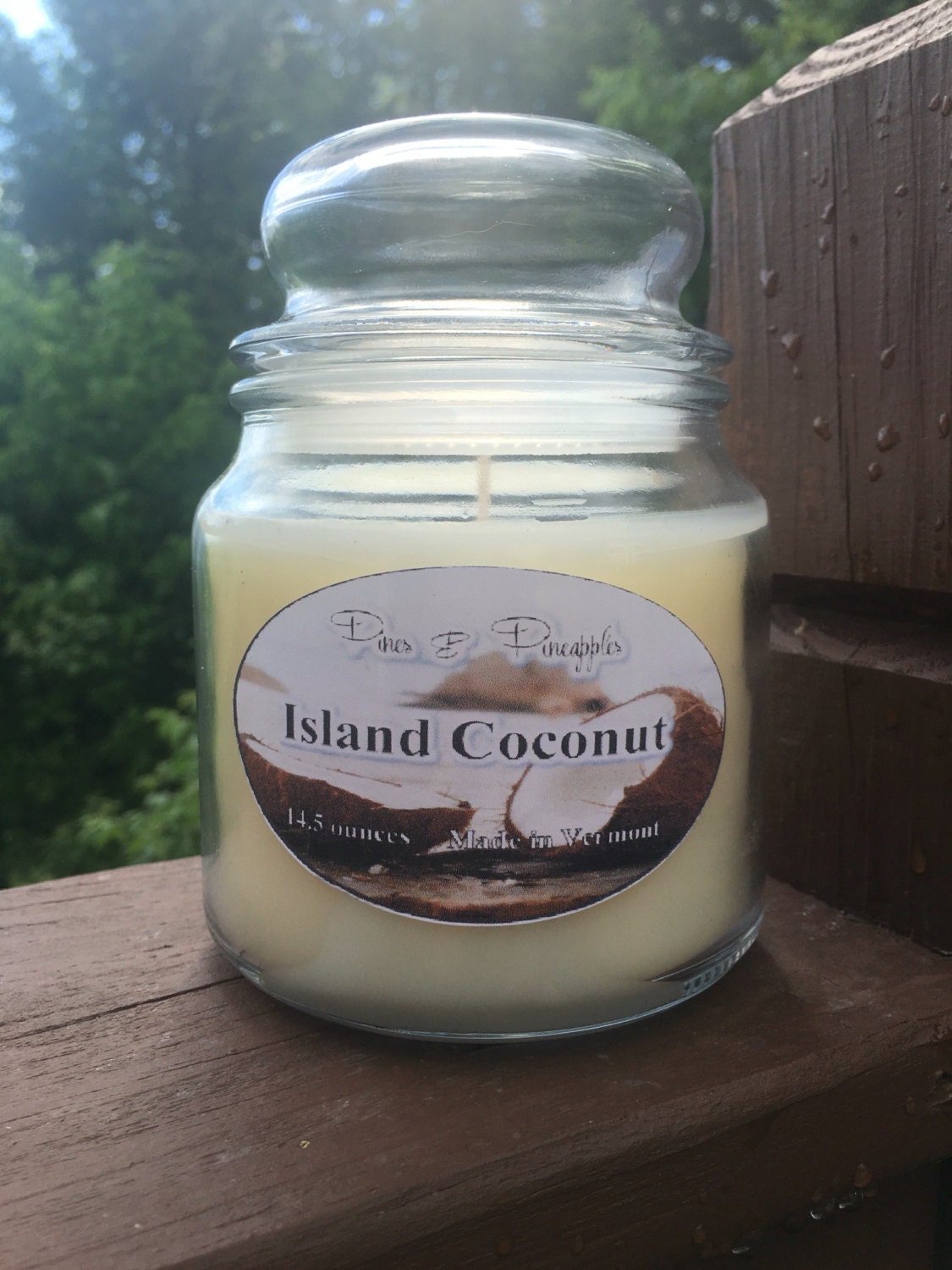 Candle Island Coconut Jar Candle 14.5 or 22 ounces
