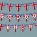 Printable British Bunting British Banner Alphabet theme party