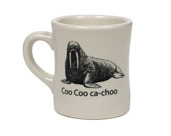 Coo Coo ca-choo Ceramic Coffee Mug Sturdy Vintage Diner