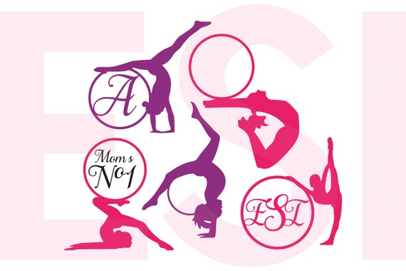 Download Gymnast SVG, DXF,EPS, Gymnastics, Design files, Vinyl cut ...