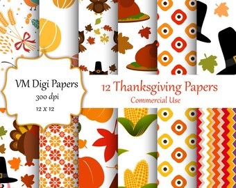 Thanksgiving Digital Paper, Thanksgiving, Autumn Digital Paper, Fall Paper, Digital Paper, Thanksgiving Paper, Thanksgiving, #2884