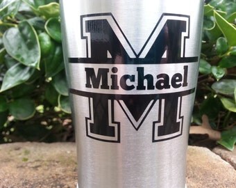 Yeti Decal | Yeti Rambler Decal | Yeti Tumbler Decal |Ozark Tumbler Decal | Split Letter for Yeti Cup | Yeti Cup Decal for Men | Ozark Decal