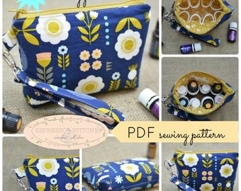 Essential Oil Bag PDF Pattern | pdf sewing pattern | sewing tutorial | oil bag pattern
