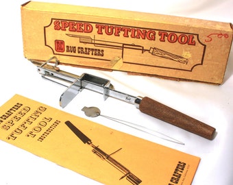 Items similar to Vintage Rug Crafters Speed Tufting Tool for Quick Rug