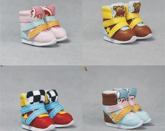 SK Couture Ankle Sport Shoes for Blythe Pullip Poppy Dal Momoko Lati Yellow Azone
