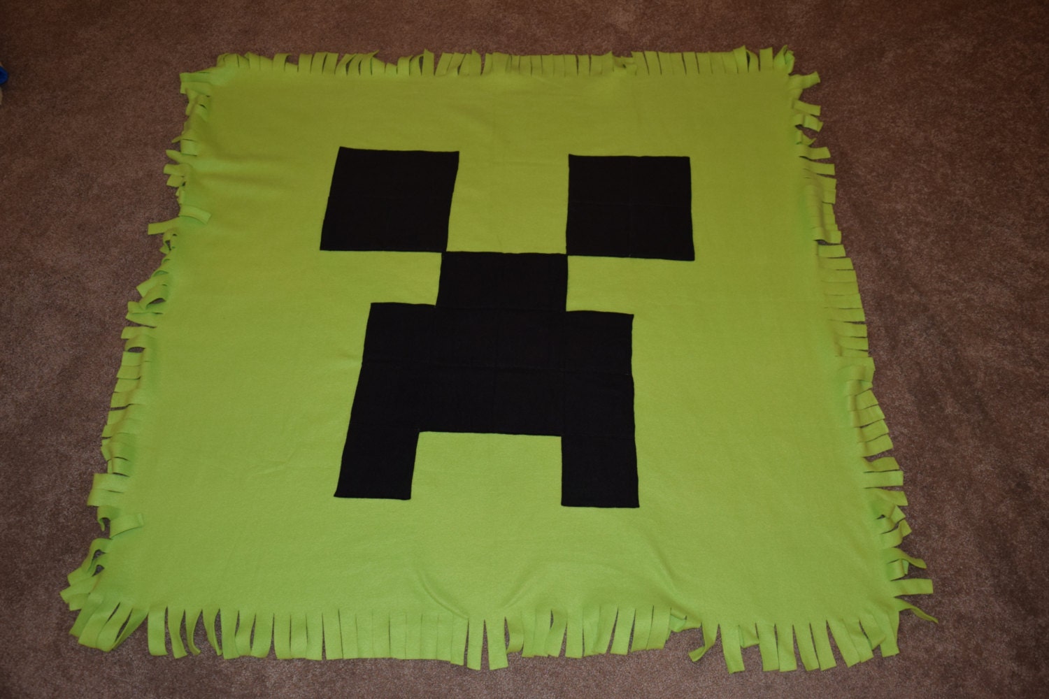 Minecraft Creeper Fleece Blanket
